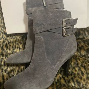 Calvin Klein Grey Suede Boot. Used/Like New Size 10 M